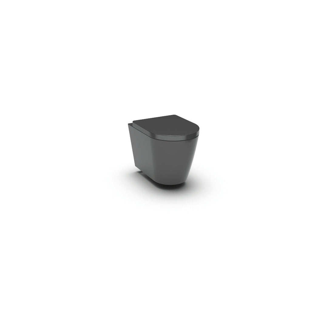 Zaffiro Rimless Wall Hung Pan (Black)