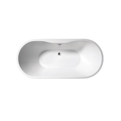 ANDREA Freestanding Bath Coloured including Waste and Overflow