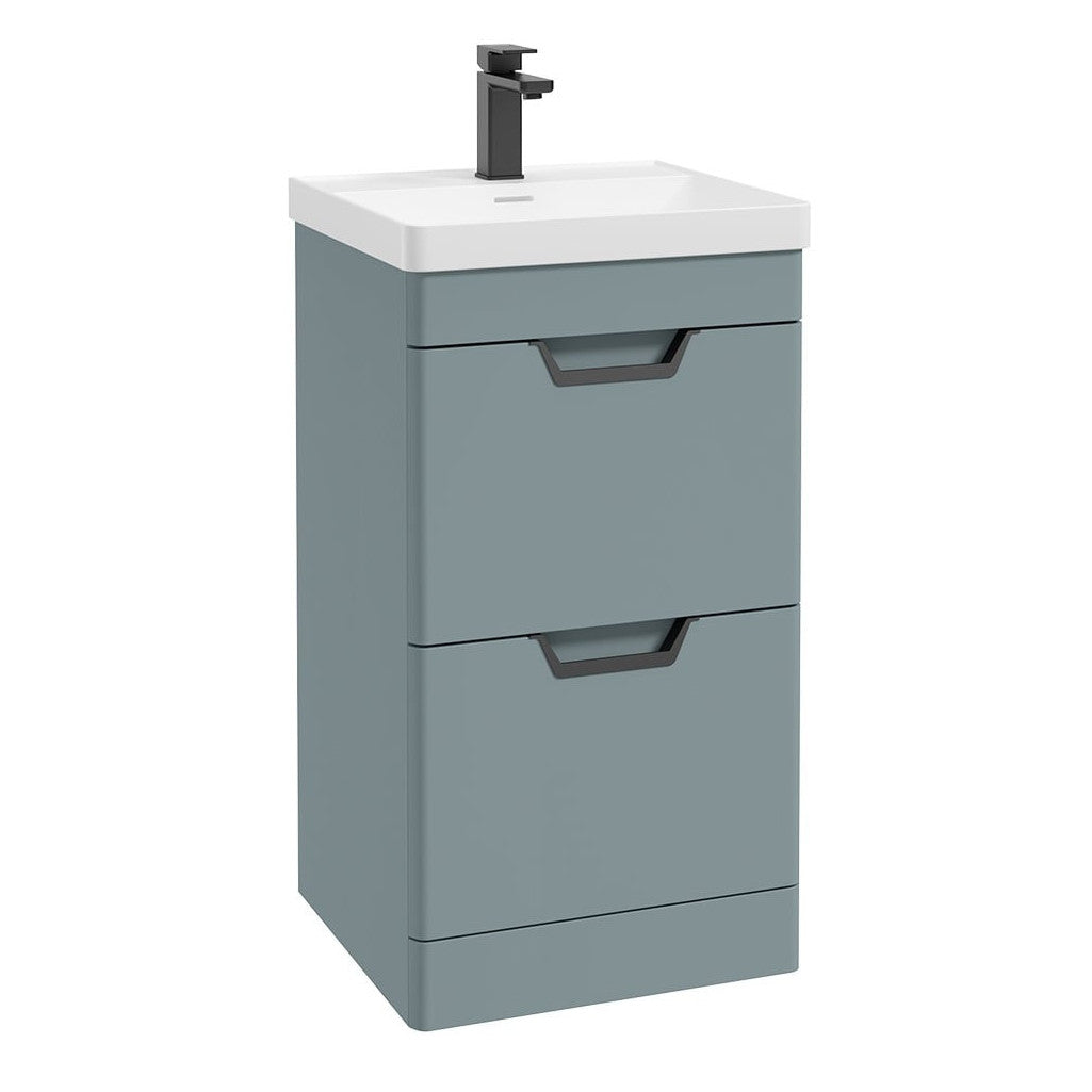 FREYA Floorstanding Two Drawer Vanity Unit