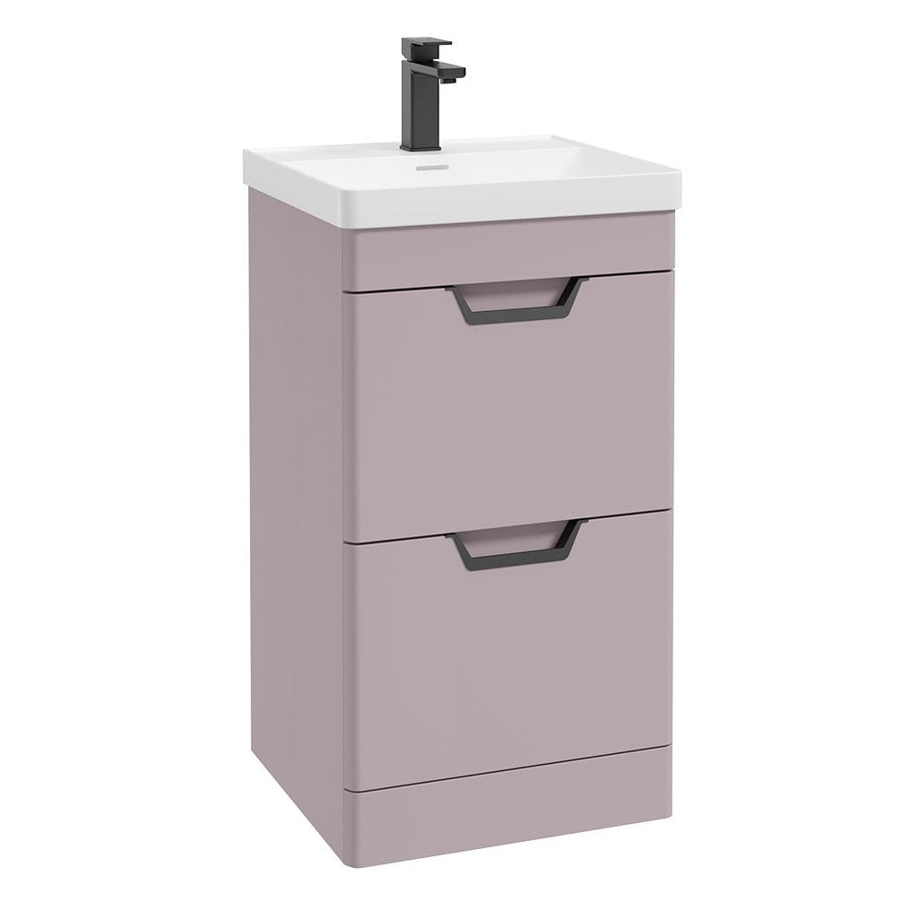 FREYA Floorstanding Two Drawer Vanity Unit