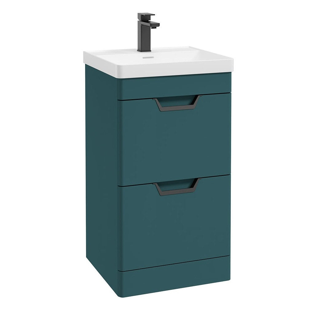 FREYA Floorstanding Two Drawer Vanity Unit