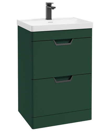 FREYA Floorstanding Two Drawer Vanity Unit