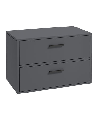 FINLAND Wall Hung Two Drawer Countertop Vanity Unit