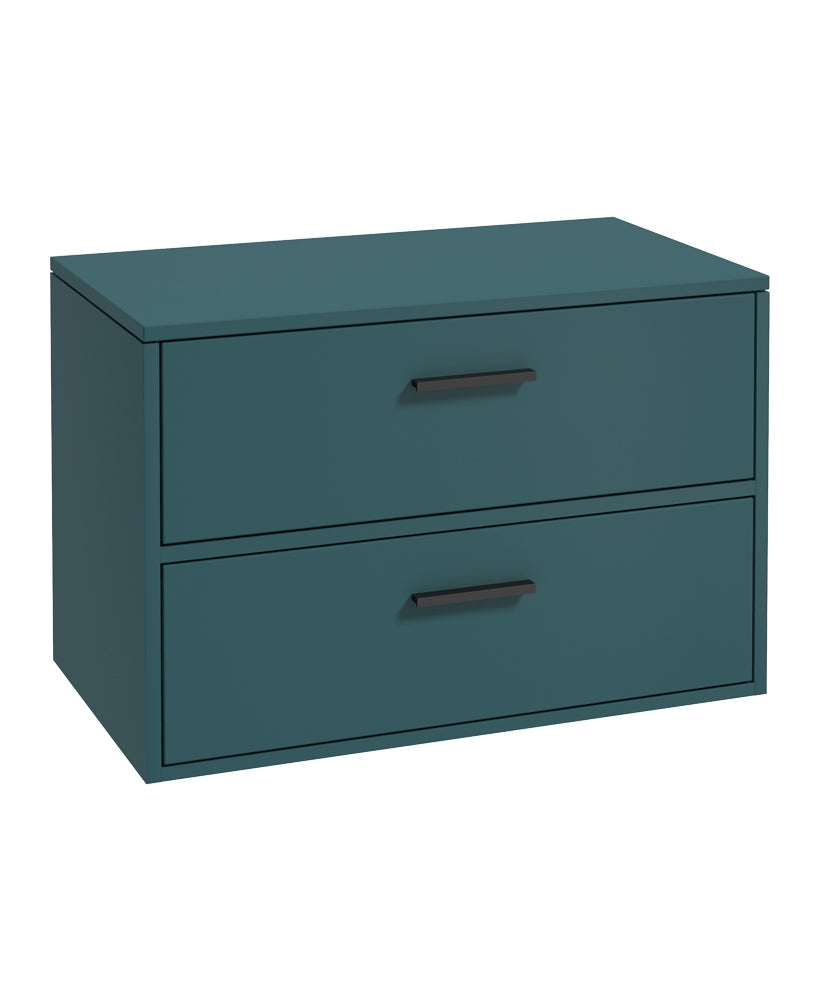 FINLAND Wall Hung Two Drawer Countertop Vanity Unit