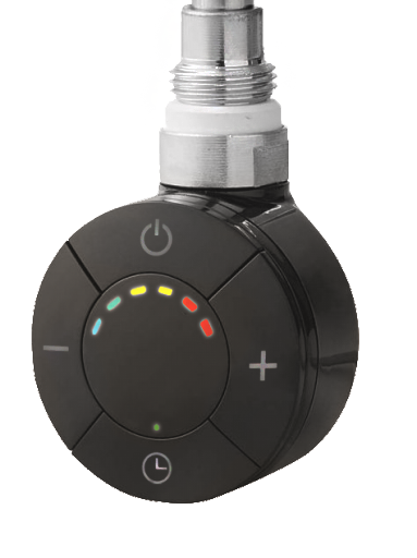 Thermostatic Heating Element Matt Black 300 Watt