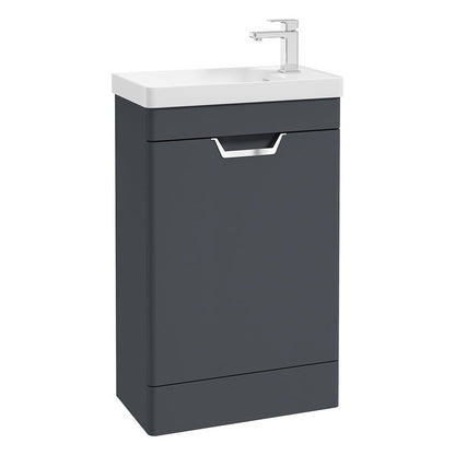 FREYA Floorstanding Single Door Cloakroom Vanity Unit