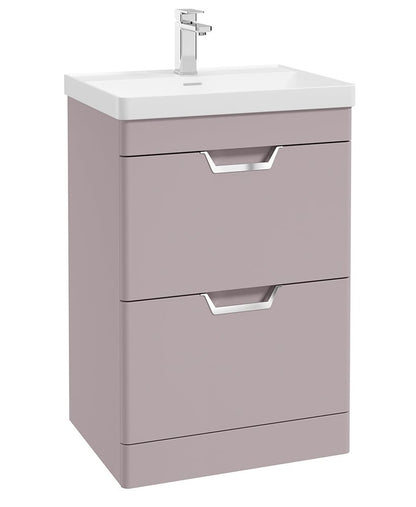FREYA Floorstanding Two Drawer Vanity Unit