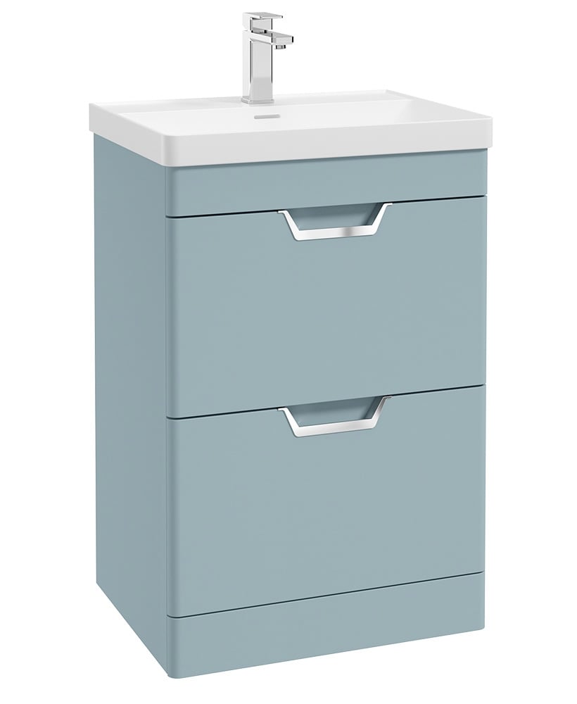 FREYA Floorstanding Two Drawer Vanity Unit