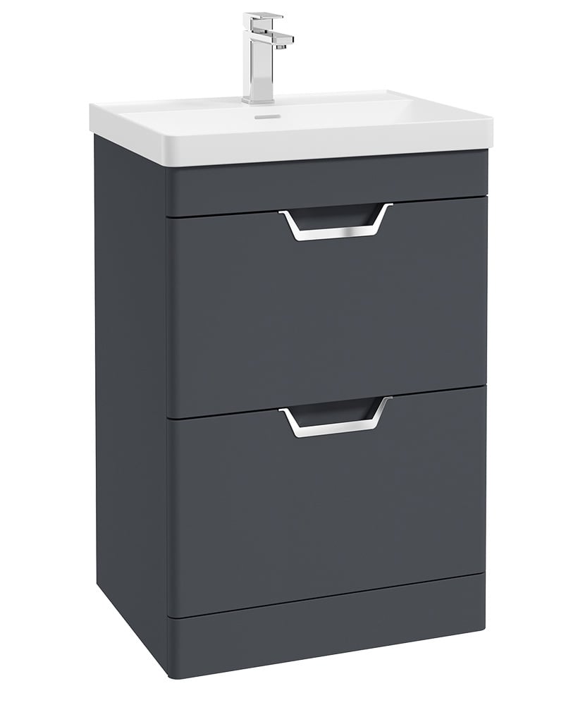 FREYA Floorstanding Two Drawer Vanity Unit