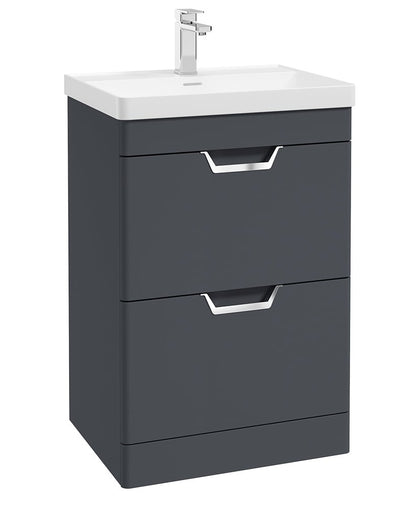 FREYA Floorstanding Two Drawer Vanity Unit