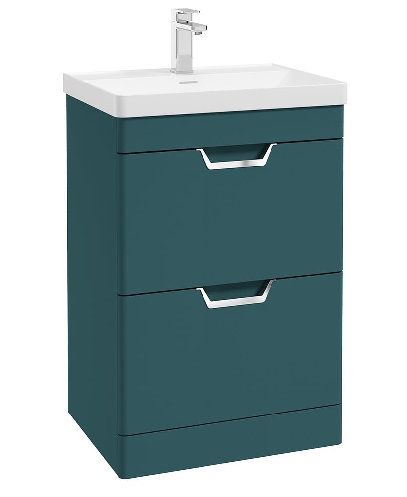 FREYA Floorstanding Two Drawer Vanity Unit