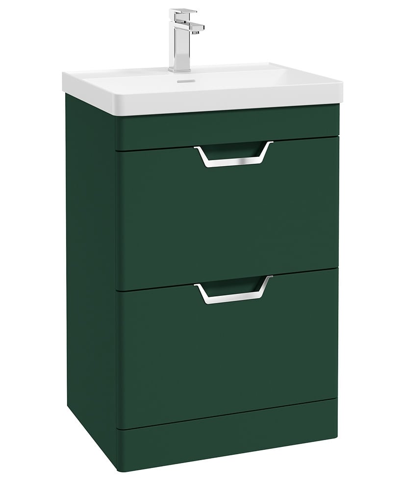 FREYA Floorstanding Two Drawer Vanity Unit