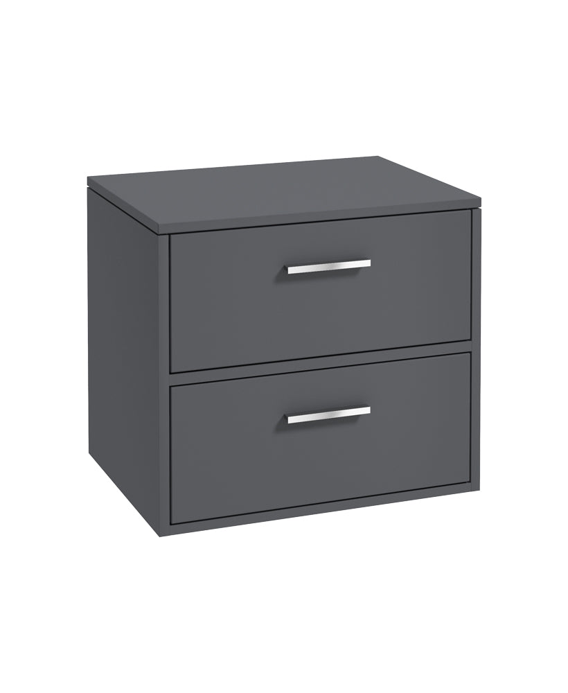 FINLAND Wall Hung Two Drawer Countertop Vanity Unit