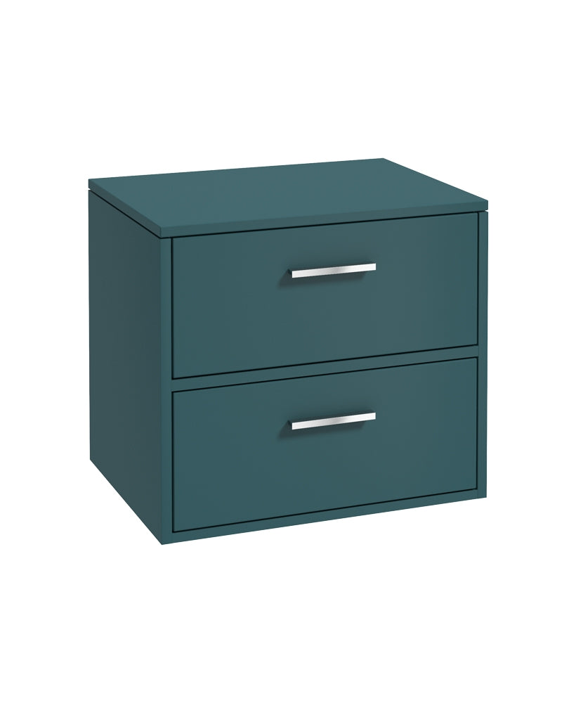 FINLAND Wall Hung Two Drawer Countertop Vanity Unit