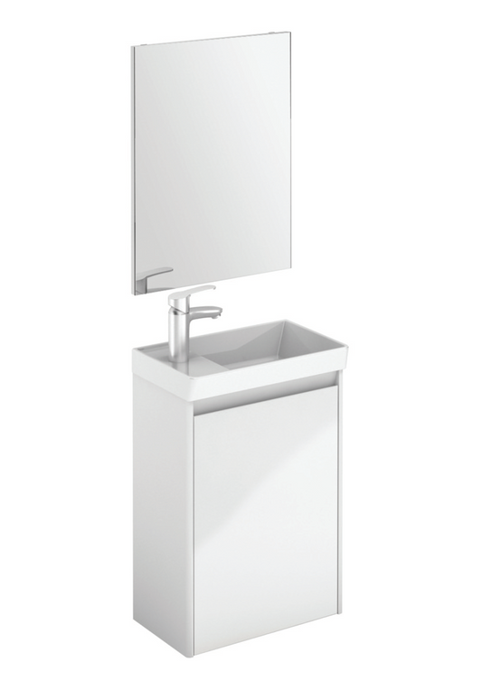 DIJON Wall Hung Single Door Cloakroom Vanity Unit