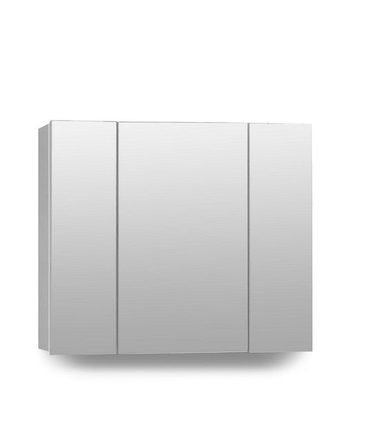 HAMPTON Nonilluminated Wall Hung Three Door Mirror Cabinet