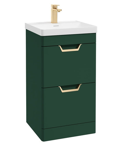 FREYA Floorstanding Two Drawer Vanity Unit