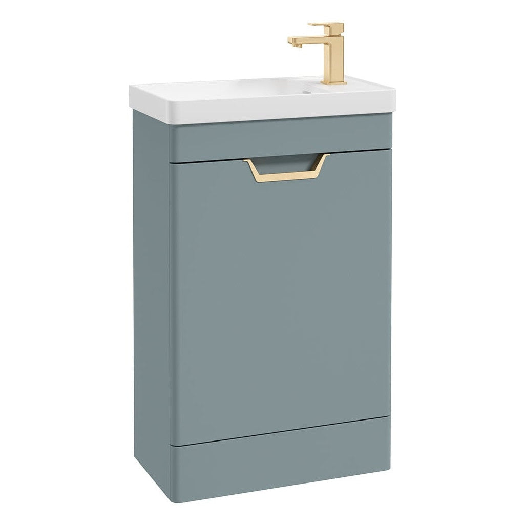 FREYA Floor Standing Single Door Cloakroom Vanity Unit