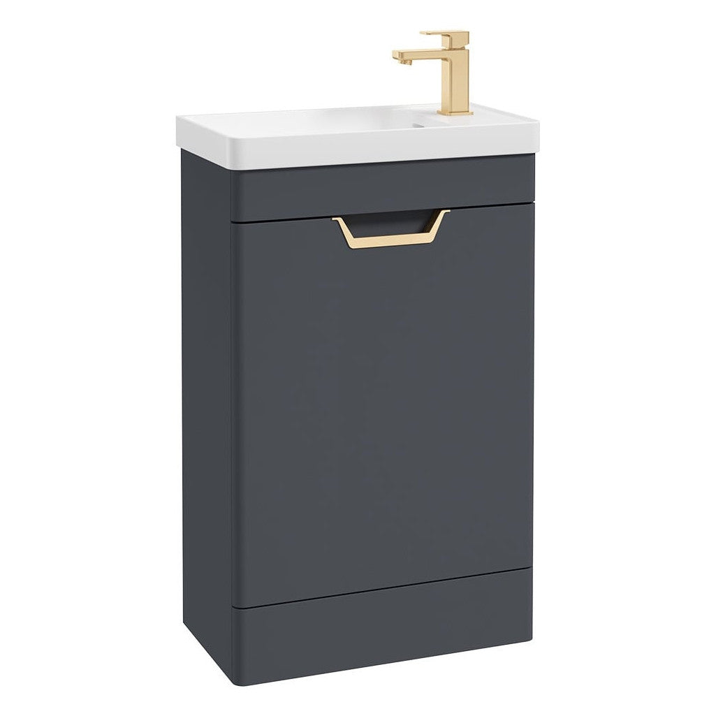 FREYA Floor Standing Single Door Cloakroom Vanity Unit