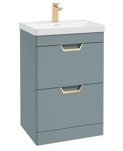 FREYA Floorstanding Two Drawer Vanity Unit