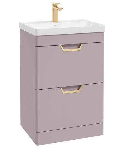 FREYA Floorstanding Two Drawer Vanity Unit