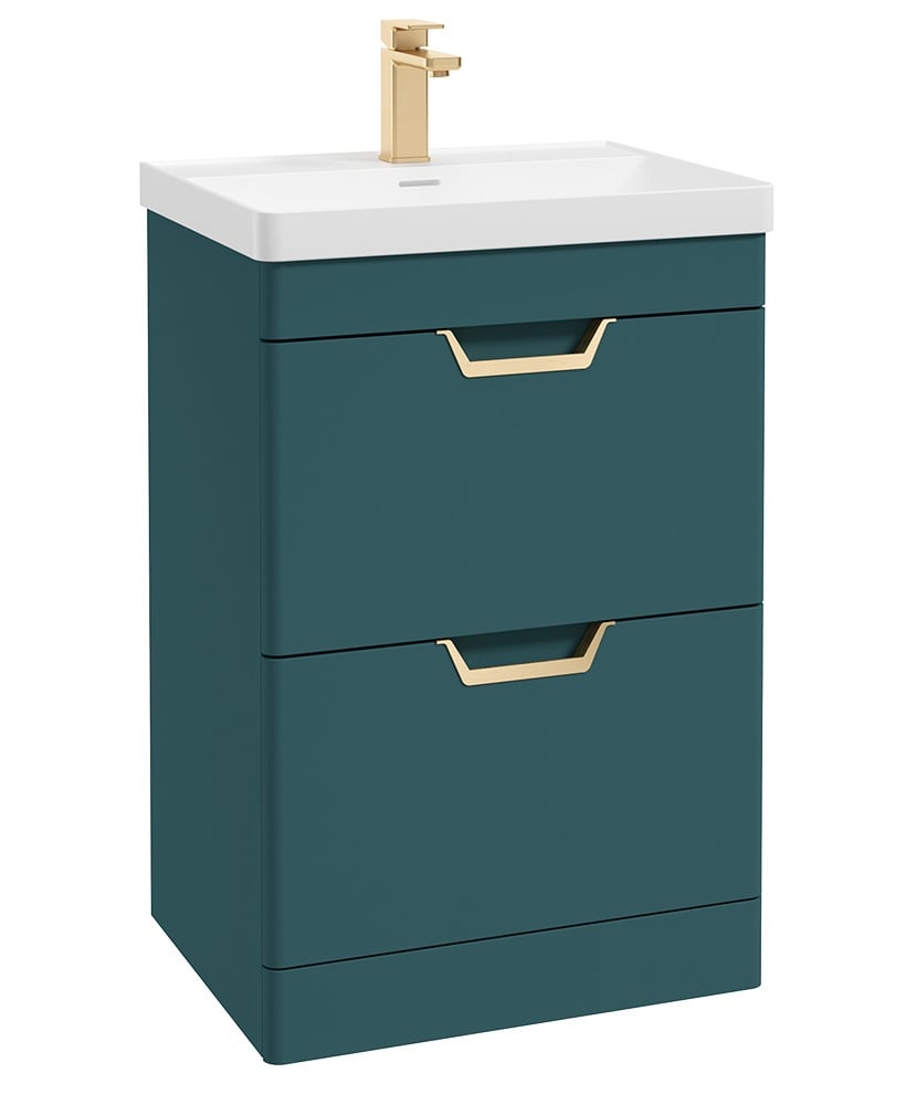 FREYA Floorstanding Two Drawer Vanity Unit