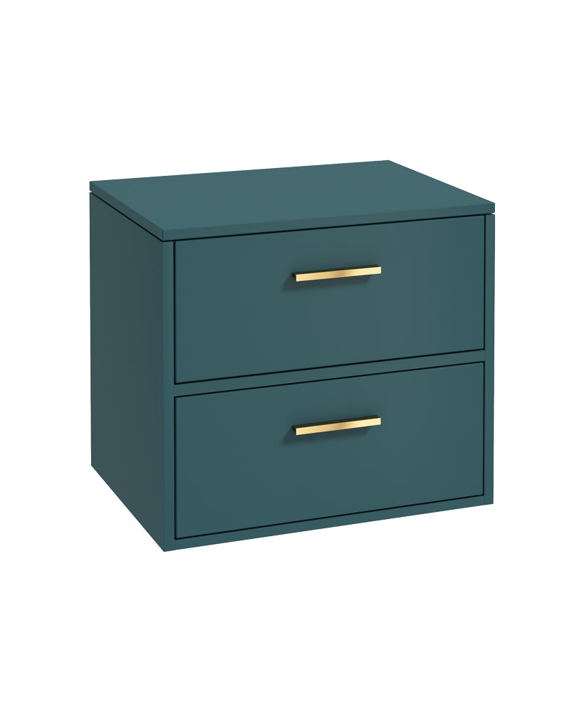 FINLAND Wall Hung Two Drawer Countertop Vanity Unit