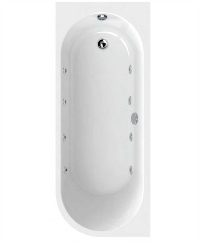 ARC Single Ended Left Hand 8 Jet Whirlpool Bath & Panel