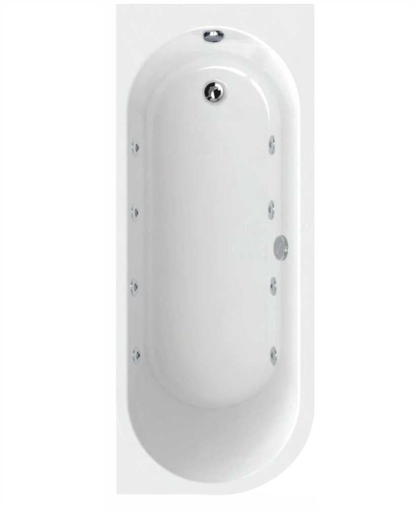 ARC Single Ended Right Hand 8 Jet Whirlpool Bath & Panel