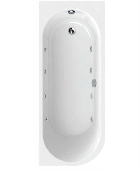 ARC Single Ended Right Hand 8 Jet Whirlpool Bath & Panel