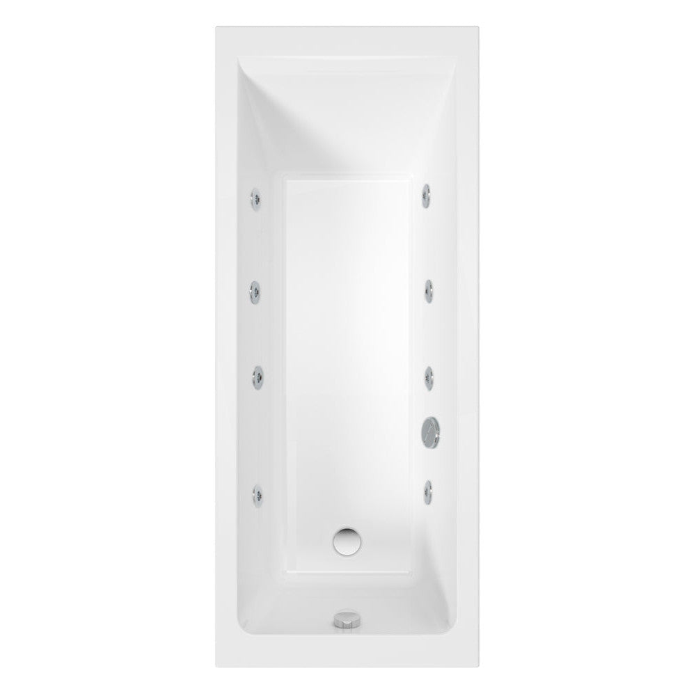 CUBO Single Ended 8 Jet Whirlpool Bath