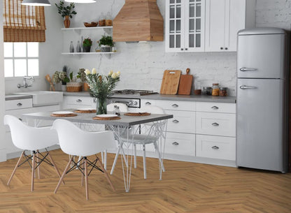 Ranch Oak Herringbone LVT Dryback