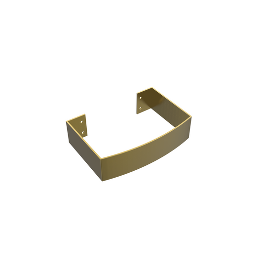 Jupiter  towel  rail     brush  brass
