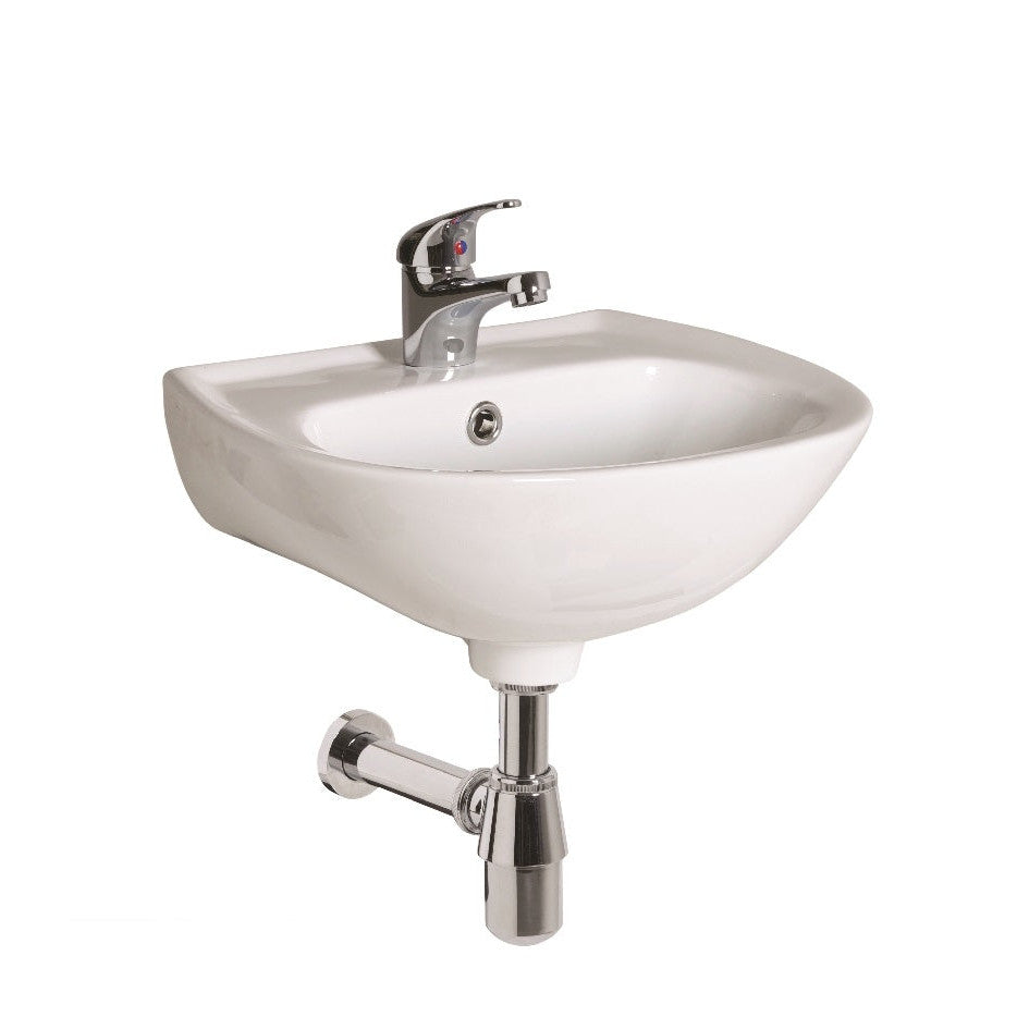 STRATA Round Fronted 1 Tap Hole Wash Basin