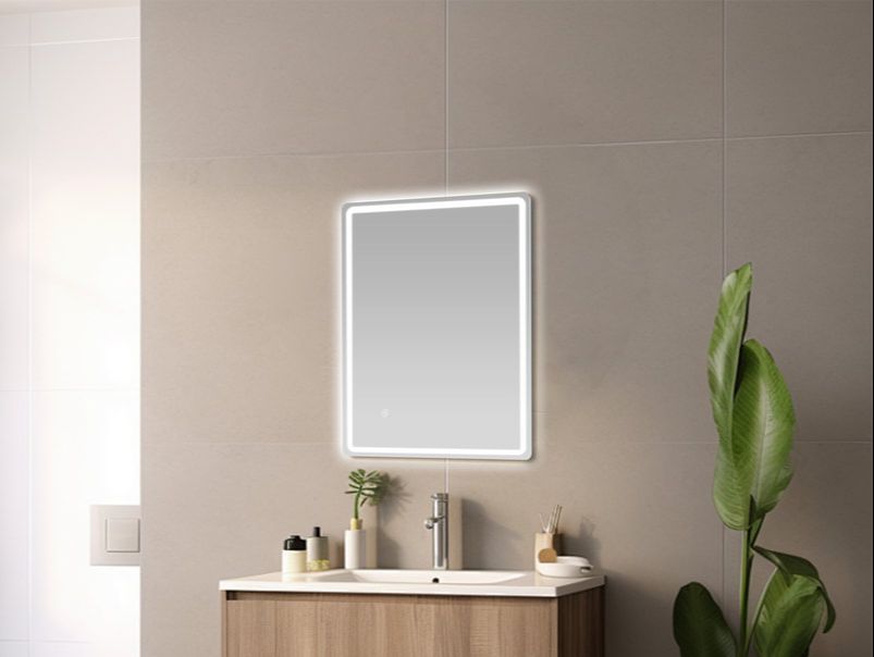 Alpha 500x700mm Demister Shaver Socket Mirror