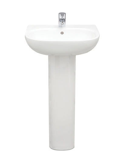 SIGMA 1 Tap Hole Wash Basin & Full Pedestal