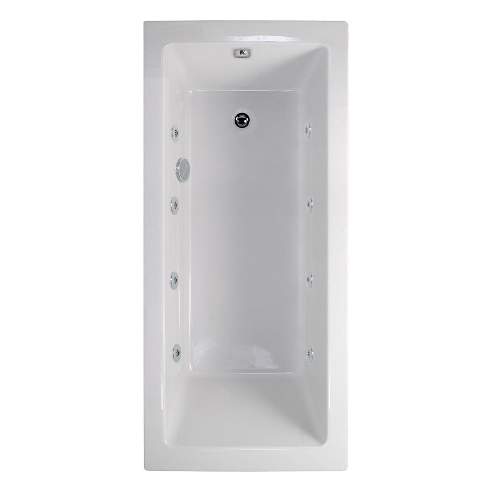 PACIFIC ENDURA Single Ended 8 Jet Whirlpool Bath