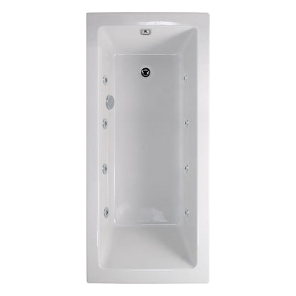 PACIFIC ENDURA Single Ended 8 Jet Whirlpool Bath