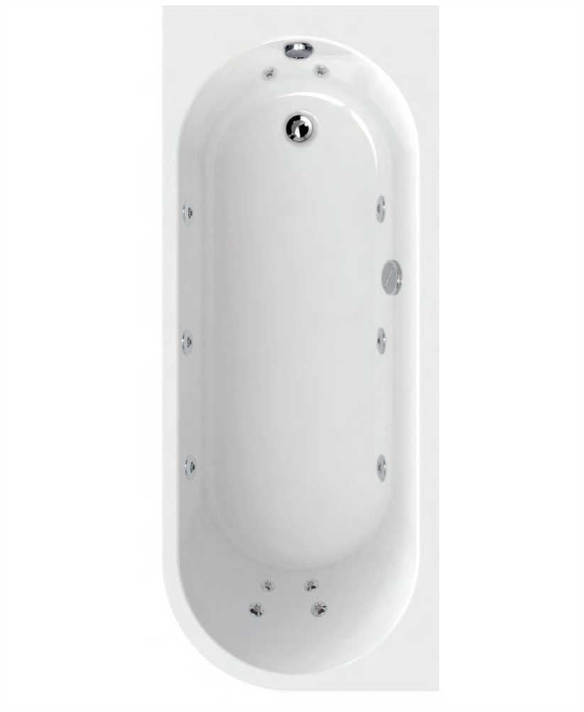ARC Left Hand Single Ended 12 Jet Whirlpool Bath & Panel
