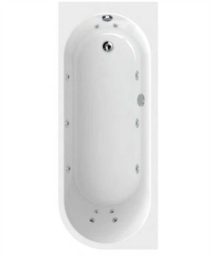 ARC Left Hand Single Ended 12 Jet Whirlpool Bath & Panel