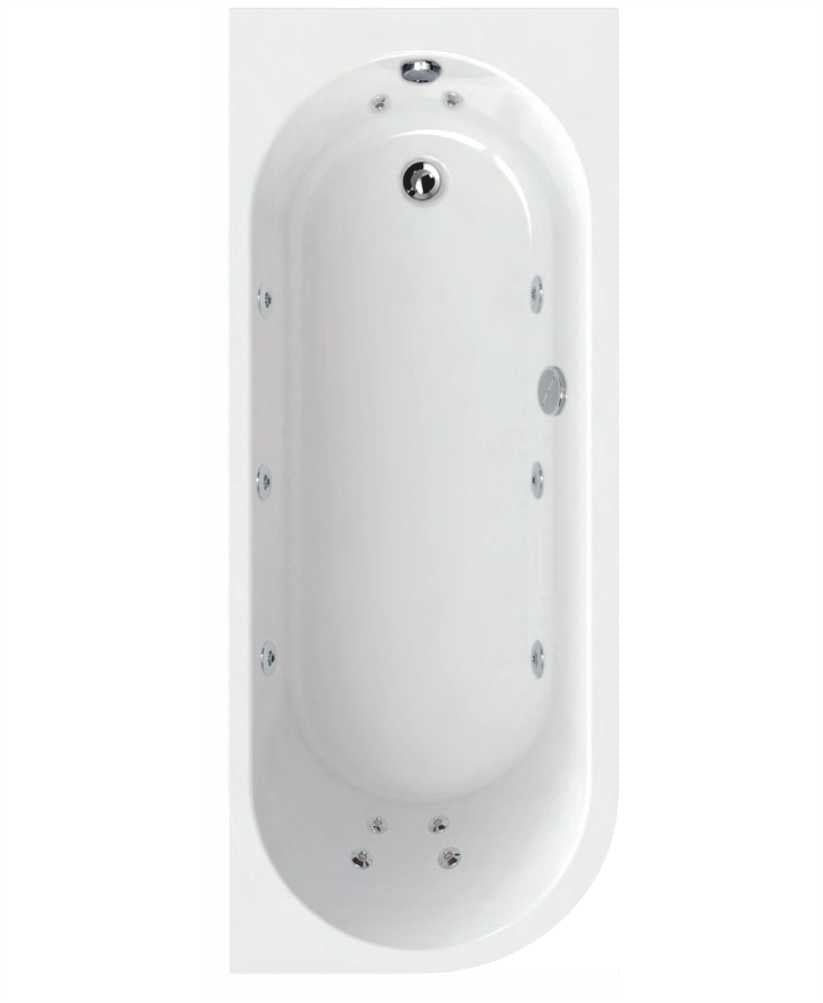 ARC Right Hand Single Ended 12 Jet Whirlpool Bath & Panel