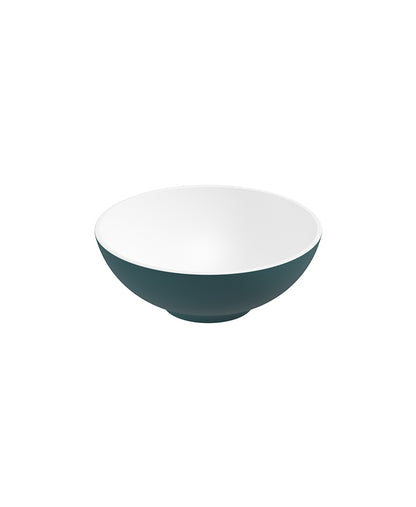 SKAL Round Wash Basin White & Waste