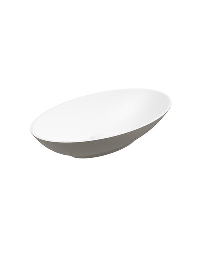 SKAL Oval Wash Basin White & Waste