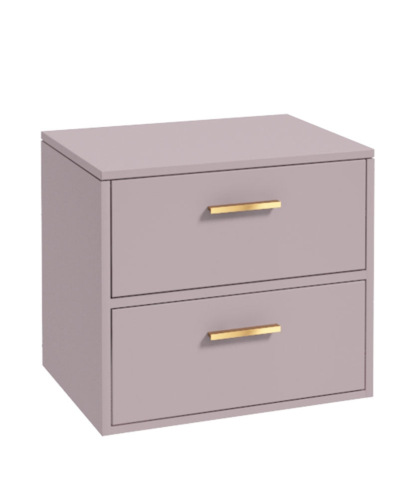 FINLAND Wall Hung Two Drawer Countertop Vanity Unit