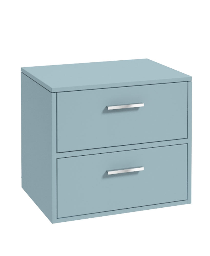 FINLAND Wall Hung Two Drawer Countertop Vanity Unit