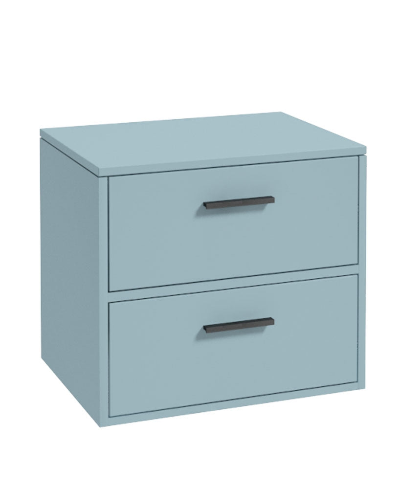 FINLAND Wall Hung Two Drawer Countertop Vanity Unit