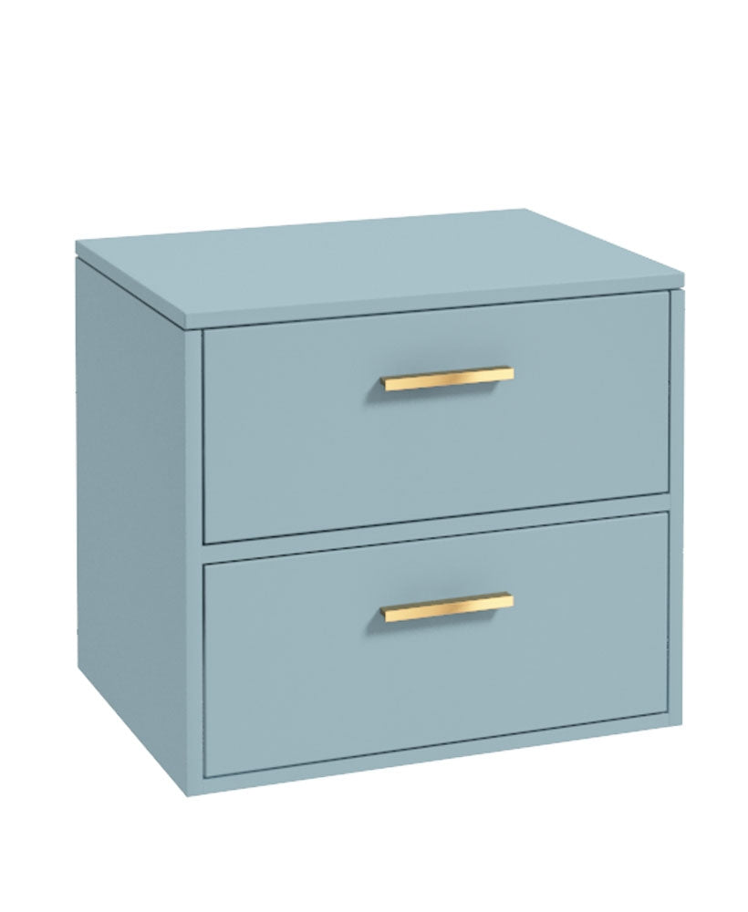 FINLAND Wall Hung Two Drawer Countertop Vanity Unit