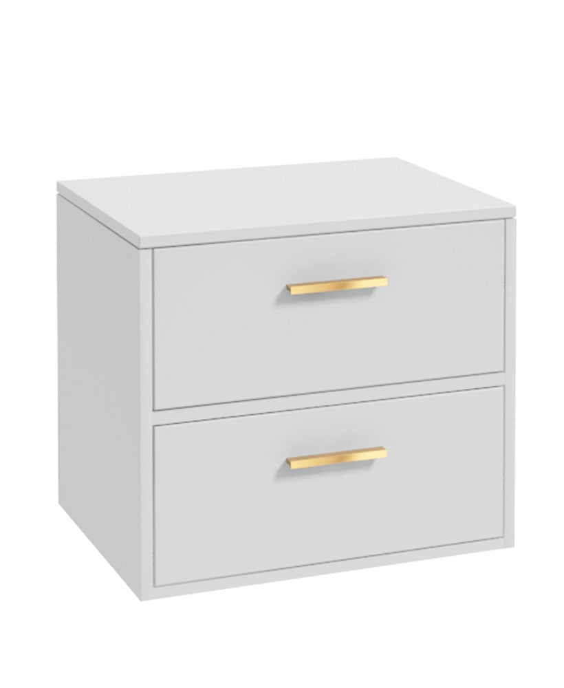 FINLAND Wall Hung Two Drawer Countertop Vanity Unit