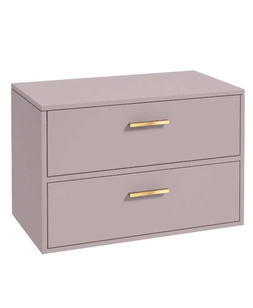 FINLAND Wall Hung Two Drawer Countertop Vanity Unit