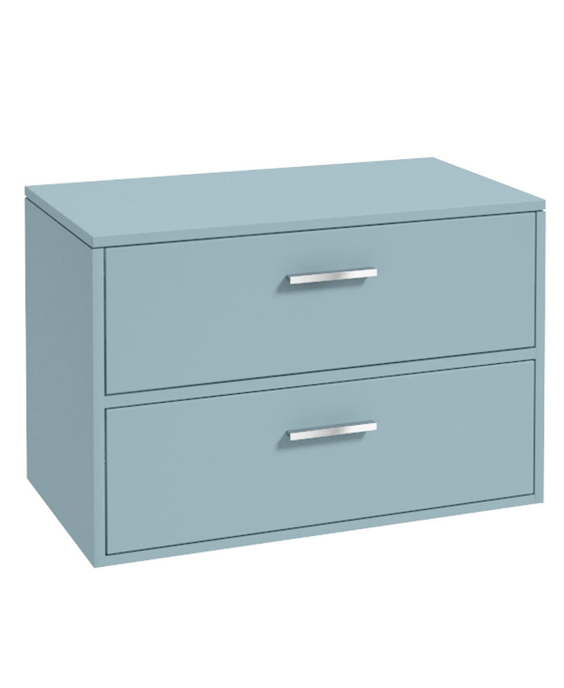 FINLAND Wall Hung Two Drawer Countertop Vanity Unit